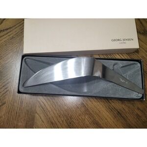 Georg Jensen Arne Jacobsen AJ Pie Server Matte Stainless Steel 3355191 Denmark